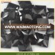 Best Quality 16mm square Jet Black 96pcs/box Crystal Stone Decorative Sew on Crystal Stones for Dress Clothing